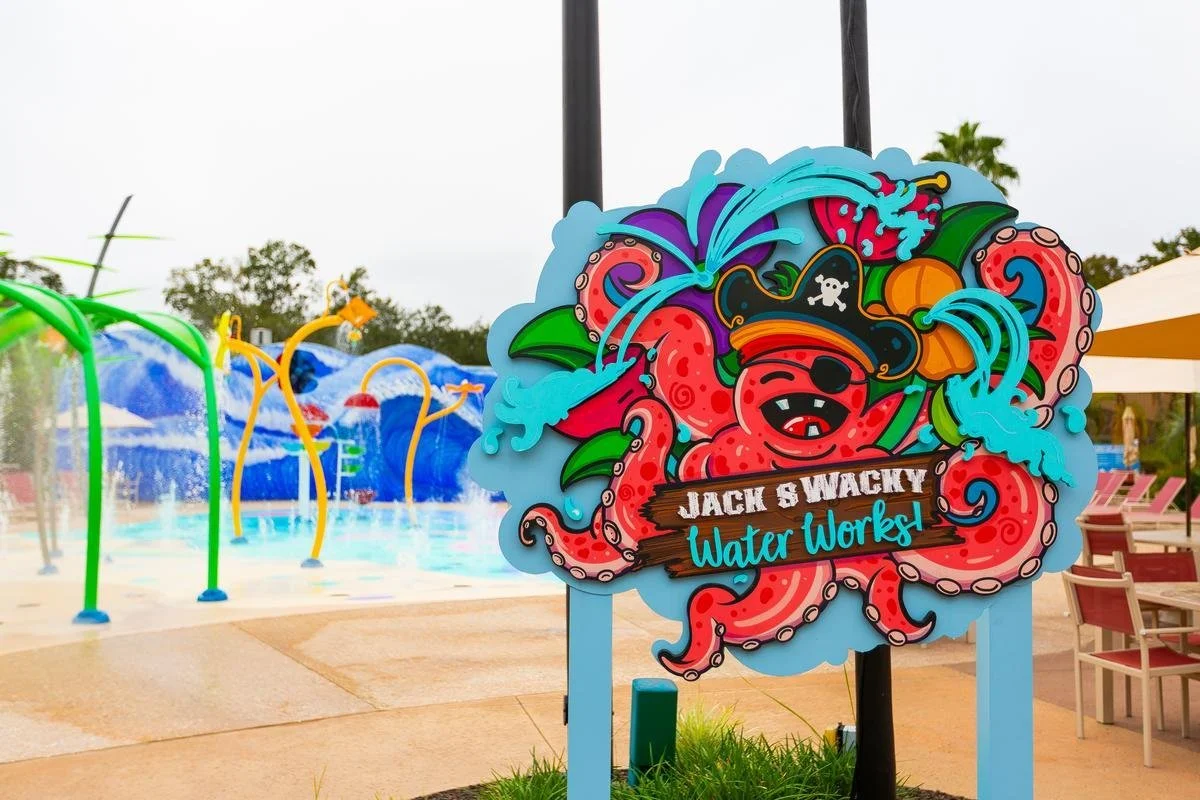 Jack's Wacky Water Works: Life Floor + Give Kids The World Splash